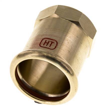 Press Fitting - 15mm Female & Rp 1/2'' - Copper alloy
