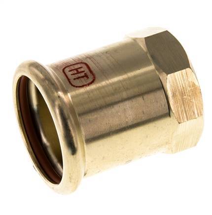 Pressfitting - 15mm Innengewinde & Rp 1/2'' - Kupferlegierung