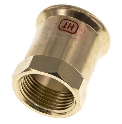 Pressfitting - 15mm Innengewinde & Rp 1/2'' - Kupferlegierung