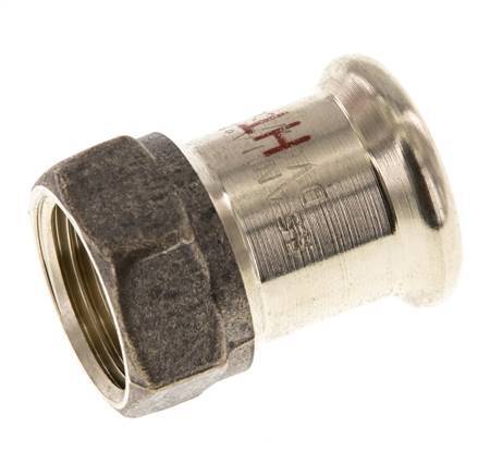 Press Fitting - 18mm Female & Rp 1/2'' Female - Copper alloy