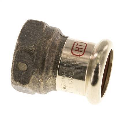 Pressfitting - 22mm Innengewinde & Rp 3/4'' Innengewinde - Kupferlegierung