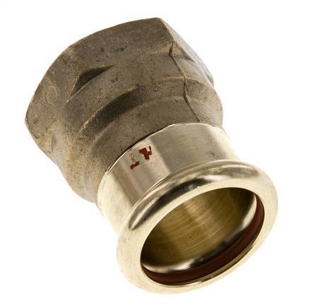 Pressfitting - 22mm Innengewinde & Rp 1'' Innengewinde - Kupferlegierung