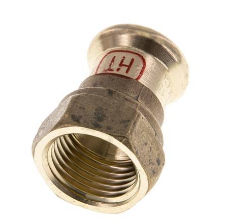 Pressfitting - 35mm Innengewinde & Rp 1'' Innengewinde - Kupferlegierung