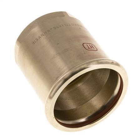 Pressfitting - 54mm Innengewinde & Rp 1-1/2'' Innengewinde - Kupferlegierung