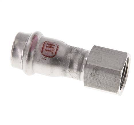 Pressfitting - 18mm Innengewinde & Rp 1/2'' Innengewinde - Edelstahl