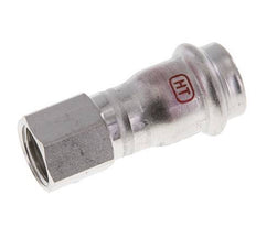 Press Fitting - 22mm Female & Rp 1/2'' Female - Stainless Steel