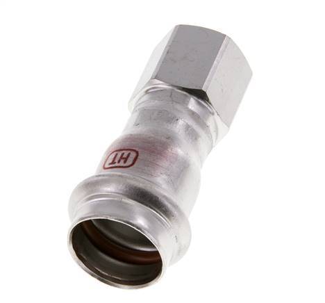 Pressfitting - 22mm Innengewinde & Rp 1/2'' Innengewinde - Edelstahl