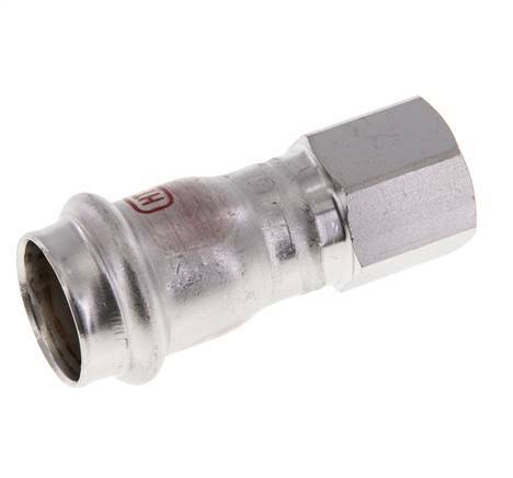 Pressfitting - 22mm Innengewinde & Rp 1/2'' Innengewinde - Edelstahl
