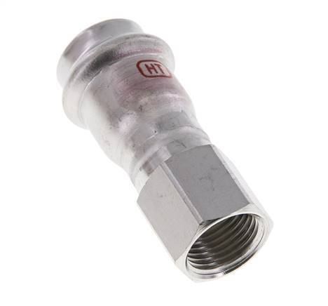 Pressfitting - 22mm Innengewinde & Rp 1/2'' Innengewinde - Edelstahl