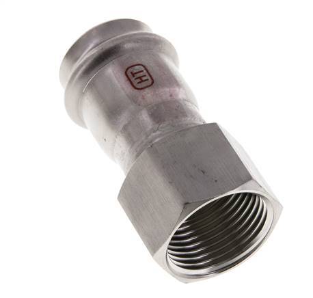 Pressfitting - 28mm Innengewinde & Rp 1'' Innengewinde - Edelstahl
