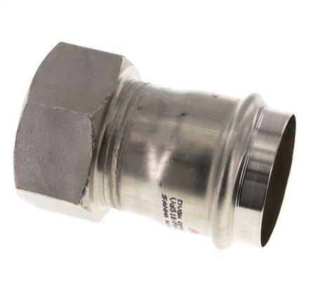 Pressfitting - 54mm Innengewinde & Rp 2'' Innengewinde - Edelstahl