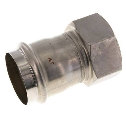 Pressfitting - 54mm Innengewinde & Rp 2'' Innengewinde - Edelstahl