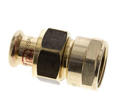Union Press Fitting - 15mm Innengewinde & Rp 3/4'' Innengewinde - Kupferlegierung Flachdichtung