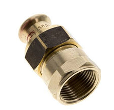 Union Press Fitting - 15mm Innengewinde & Rp 3/4'' Innengewinde - Kupferlegierung Flachdichtung