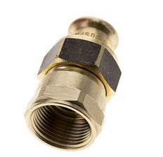 Union Press Fitting - 15mm Innengewinde & Rp 3/4'' Innengewinde - Kupferlegierung Flachdichtung