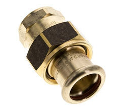 Pressverschraubung - 22mm Innengewinde & Rp 3/4'' Innengewinde - Kupferlegierung Flachdichtung