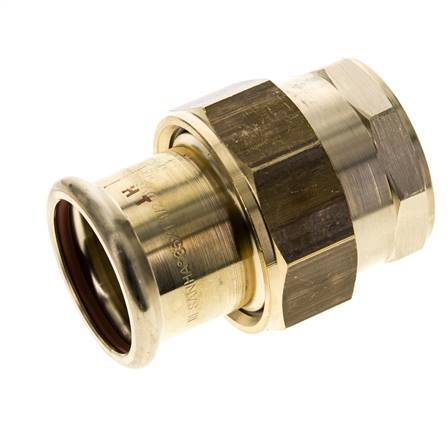 Union Press Fitting - 35mm Female & Rp 1-1/4'' Female - Copper alloy Flat Sealing
