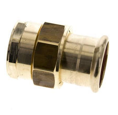Pressverschraubung - 42mm Innengewinde & Rp 1-1/2'' Innengewinde - Kupferlegierung Flachdichtung