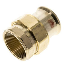 Union Press Fitting - 54mm Innengewinde & Rp 2'' Innengewinde - Kupferlegierung Flachdichtung
