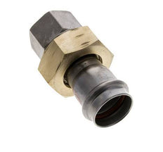 Union Press Fitting - 28mm Female & Rp 1'' Female - Stainless Steel Flat Sealing