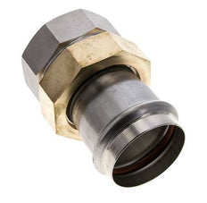 Pressverschraubung - 54mm Innengewinde & Rp 2'' Innengewinde - Flachdichtung aus Edelstahl