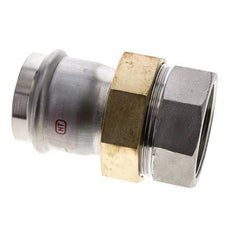 Pressverschraubung - 54mm Innengewinde & Rp 2'' Innengewinde - Flachdichtung aus Edelstahl