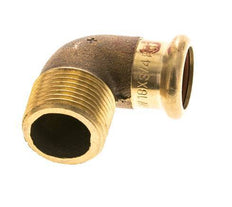 90-Grad-Winkel-Pressfitting - 18 mm Innengewinde & R 3/4'' Außengewinde - Kupferlegierung