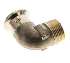 90-Grad-Winkel-Pressfitting - 22 mm Innengewinde und R 3/4'' Außengewinde - Kupferlegierung