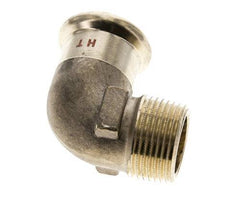 90-Grad-Winkel-Pressfitting - 22 mm Innengewinde und R 3/4'' Außengewinde - Kupferlegierung
