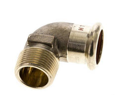 90-Grad-Winkel-Pressfitting - 22 mm Innengewinde und R 3/4'' Außengewinde - Kupferlegierung