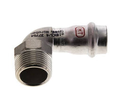 90-Grad-Winkel-Pressfitting - 18 mm Innengewinde & R 3/4'' Außengewinde - Edelstahl