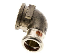 90-Grad-Winkel-Pressfitting - 15 mm Innengewinde & Rp 1/2'' Innengewinde - Kupferlegierung