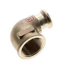 90-Grad-Winkel-Pressfitting - 15 mm Innengewinde & Rp 3/4'' Innengewinde - Kupferlegierung