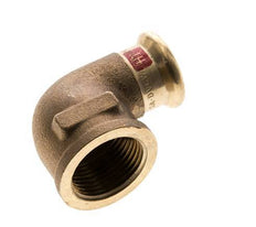 90-Grad-Winkel-Pressfitting - 18 mm Innengewinde & Rp 3/4'' Innengewinde - Kupferlegierung