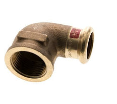 90-Grad-Winkel-Pressfitting - 18 mm Innengewinde & Rp 3/4'' Innengewinde - Kupferlegierung