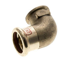 90-Grad-Winkel-Pressfitting - 22 mm Innengewinde & Rp 1/2'' Innengewinde - Kupferlegierung
