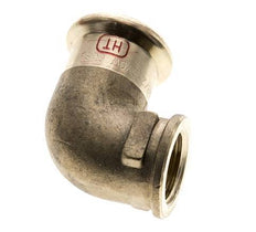 90-Grad-Winkel-Pressfitting - 22 mm Innengewinde & Rp 1/2'' Innengewinde - Kupferlegierung