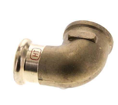 90-Grad-Winkel-Pressfitting - 22 mm Innengewinde & Rp 3/4'' Innengewinde - Kupferlegierung