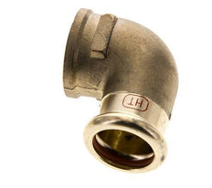 90-Grad-Winkel-Pressfitting - 22 mm Innengewinde & Rp 3/4'' Innengewinde - Kupferlegierung