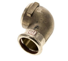 90-Grad-Winkel-Pressfitting - 28 mm Innengewinde & Rp 3/4'' Innengewinde - Kupferlegierung