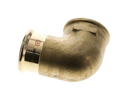 90deg Elbow Press Fitting - 54mm Female & Rp 2'' Female - Copper alloy