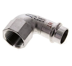 90-Grad-Winkel-Pressfitting - 18 mm Innengewinde & Rp 3/4'' Innengewinde - Edelstahl
