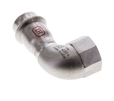 90-Grad-Winkel-Pressfitting - 22 mm Innengewinde & Rp 3/4'' Innengewinde - Edelstahl