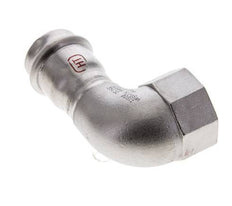 90-Grad-Winkel-Pressfitting - 28 mm Innengewinde & Rp 1'' Innengewinde - Edelstahl