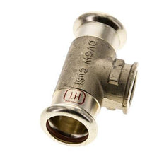T-Pressfitting - 22mm Innengewinde & Rp 1/2'' Innengewinde - Kupferlegierung