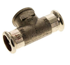 T-Pressfitting - 22mm Innengewinde & Rp 3/4'' Innengewinde - Kupferlegierung