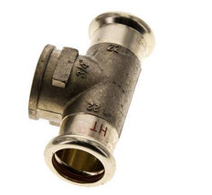 T-Pressfitting - 22mm Innengewinde & Rp 3/4'' Innengewinde - Kupferlegierung