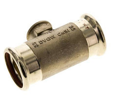 T-Pressfitting - 35mm Innengewinde & Rp 1/2'' Innengewinde - Kupferlegierung