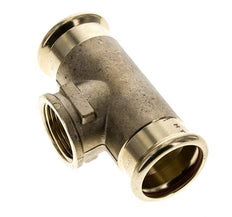 T-Pressfitting - 35mm Innengewinde & Rp 1'' Innengewinde - Kupferlegierung