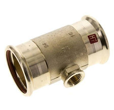 T-Pressfitting - 54mm Innengewinde & Rp 1/2'' Innengewinde - Kupferlegierung